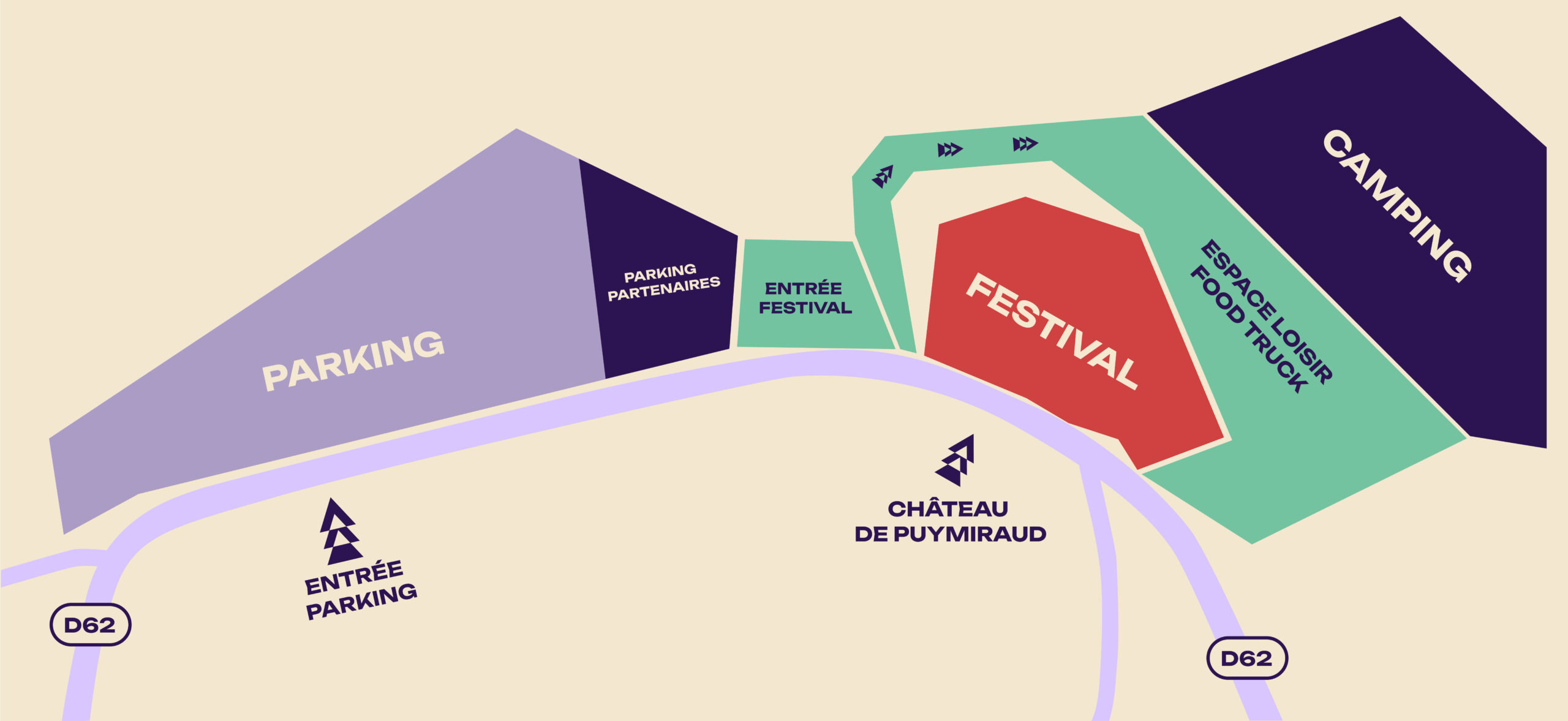 Plan du site Festival FF Land 2024